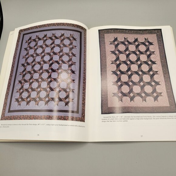 Template-Free Quiltmaking Pattern Book by Trudie Hughes Multiple Patterns B-86 - Picture 8 of 10